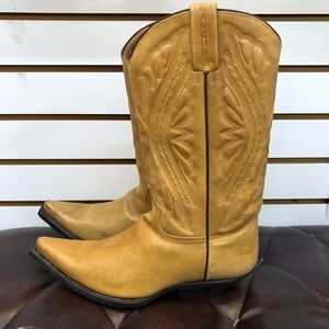 Rancho Western Boots Tan Size 7 ( 25 1/2 EE )